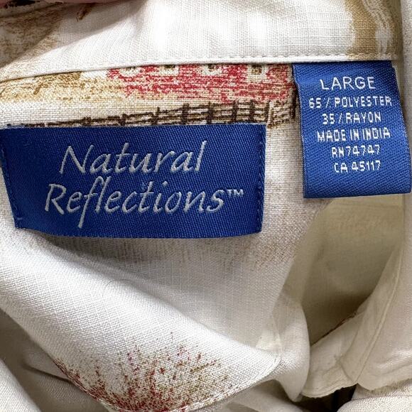 Natural Reflections Size L Short Sleeve Top Baby Farm Animals Western Cowgirl - Picture 10 of 16